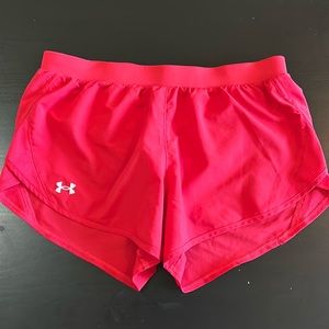 Under Armour Hot Pink Women's Athletic Shorts